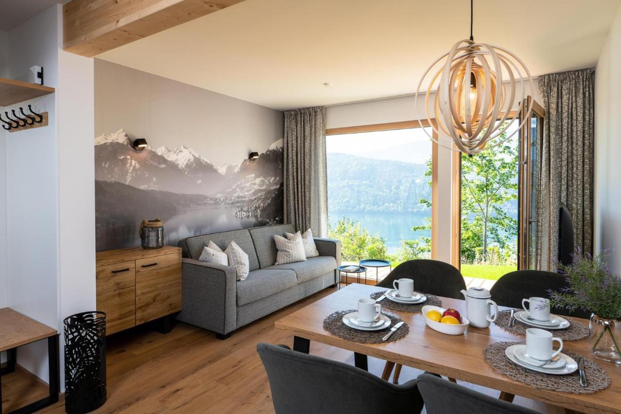 Chalet Seeblick Millstatt Bagian luar foto