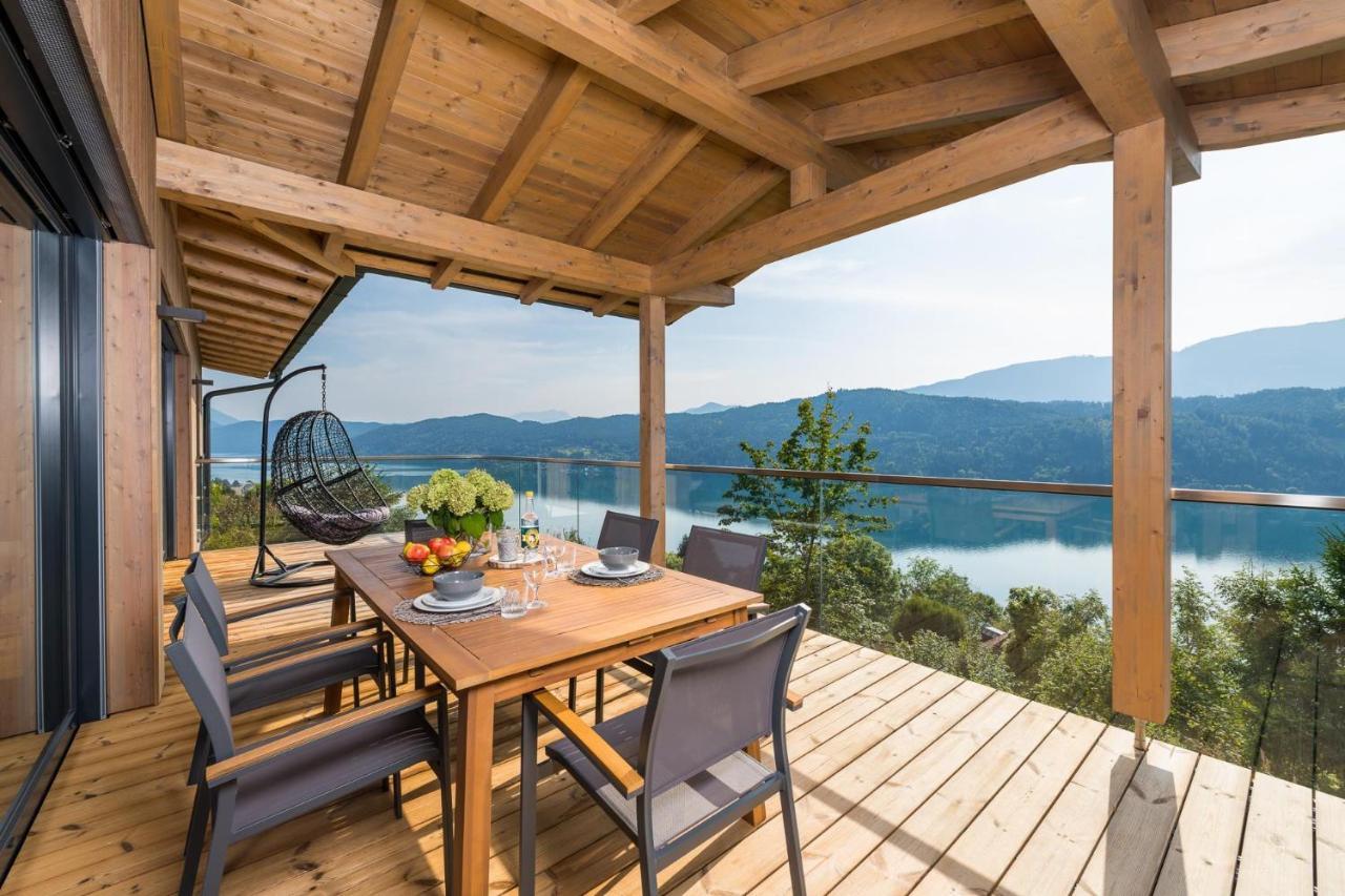 Chalet Seeblick Millstatt Bagian luar foto
