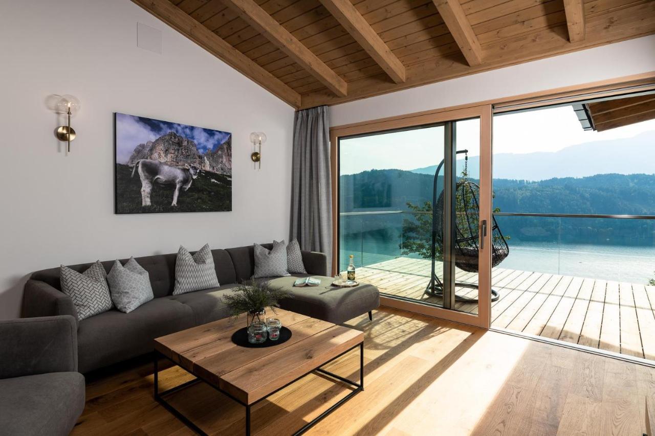 Chalet Seeblick Millstatt Bagian luar foto