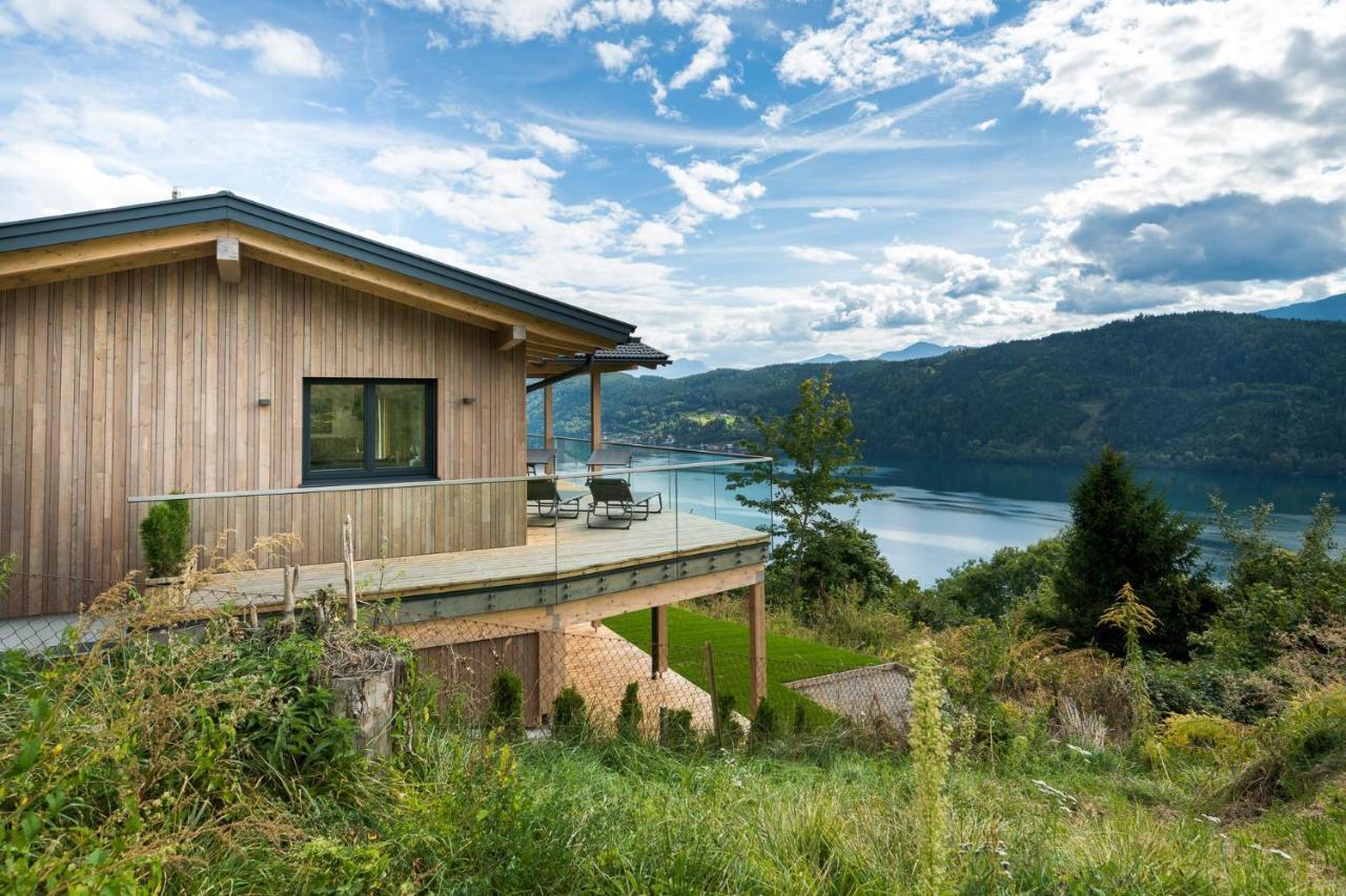Chalet Seeblick Millstatt Bagian luar foto