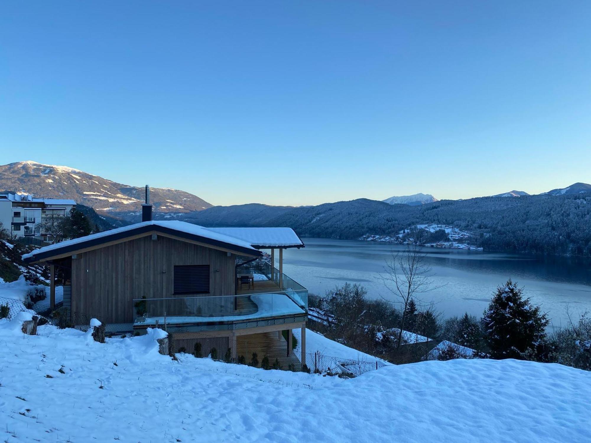Chalet Seeblick Millstatt Bagian luar foto