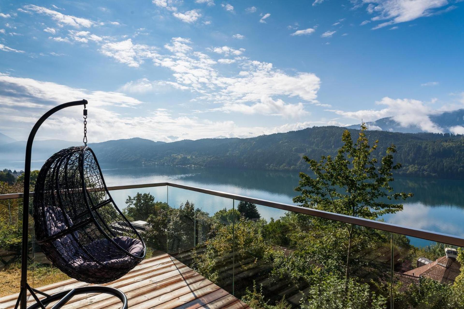 Chalet Seeblick Millstatt Bagian luar foto