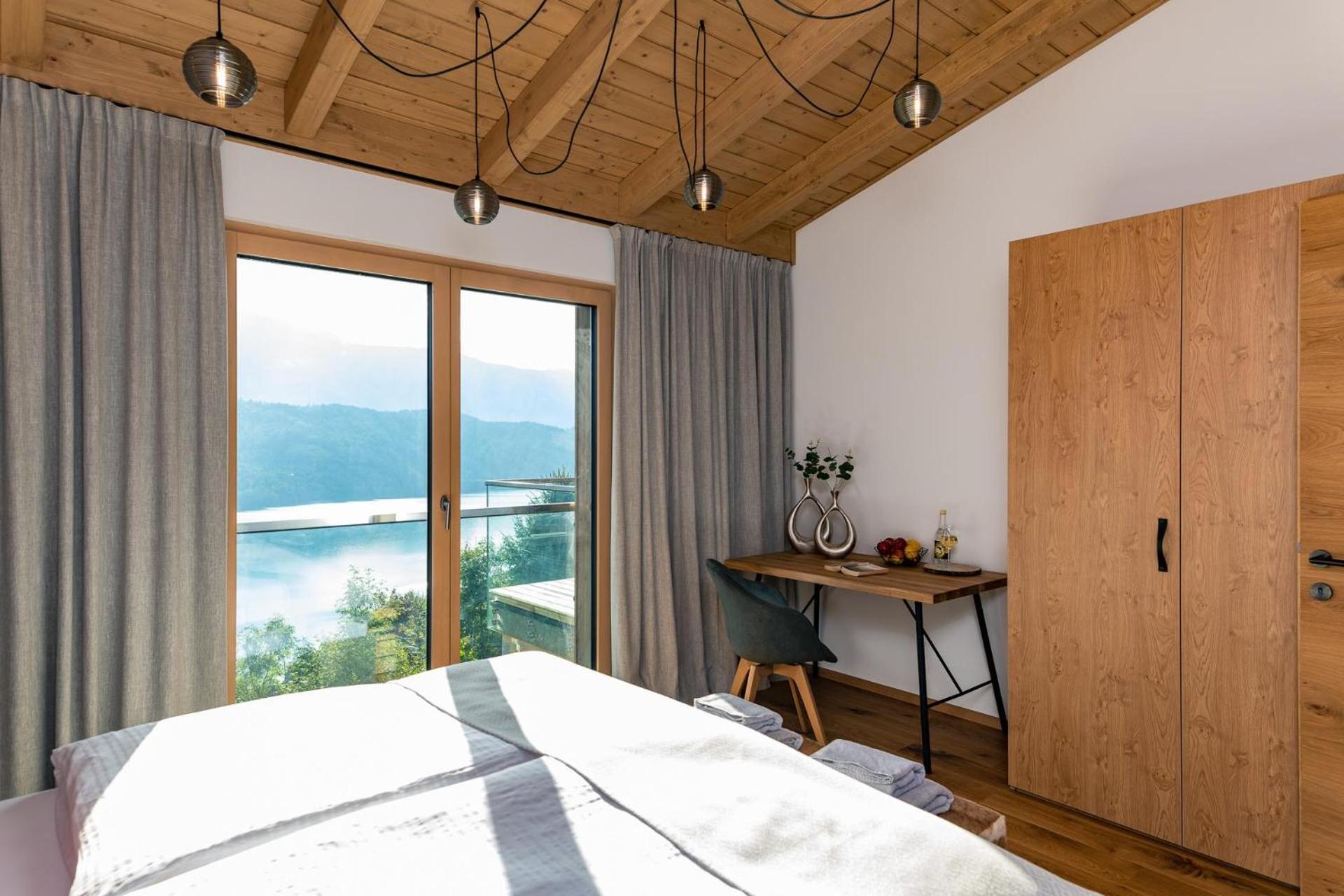 Chalet Seeblick Millstatt Bagian luar foto