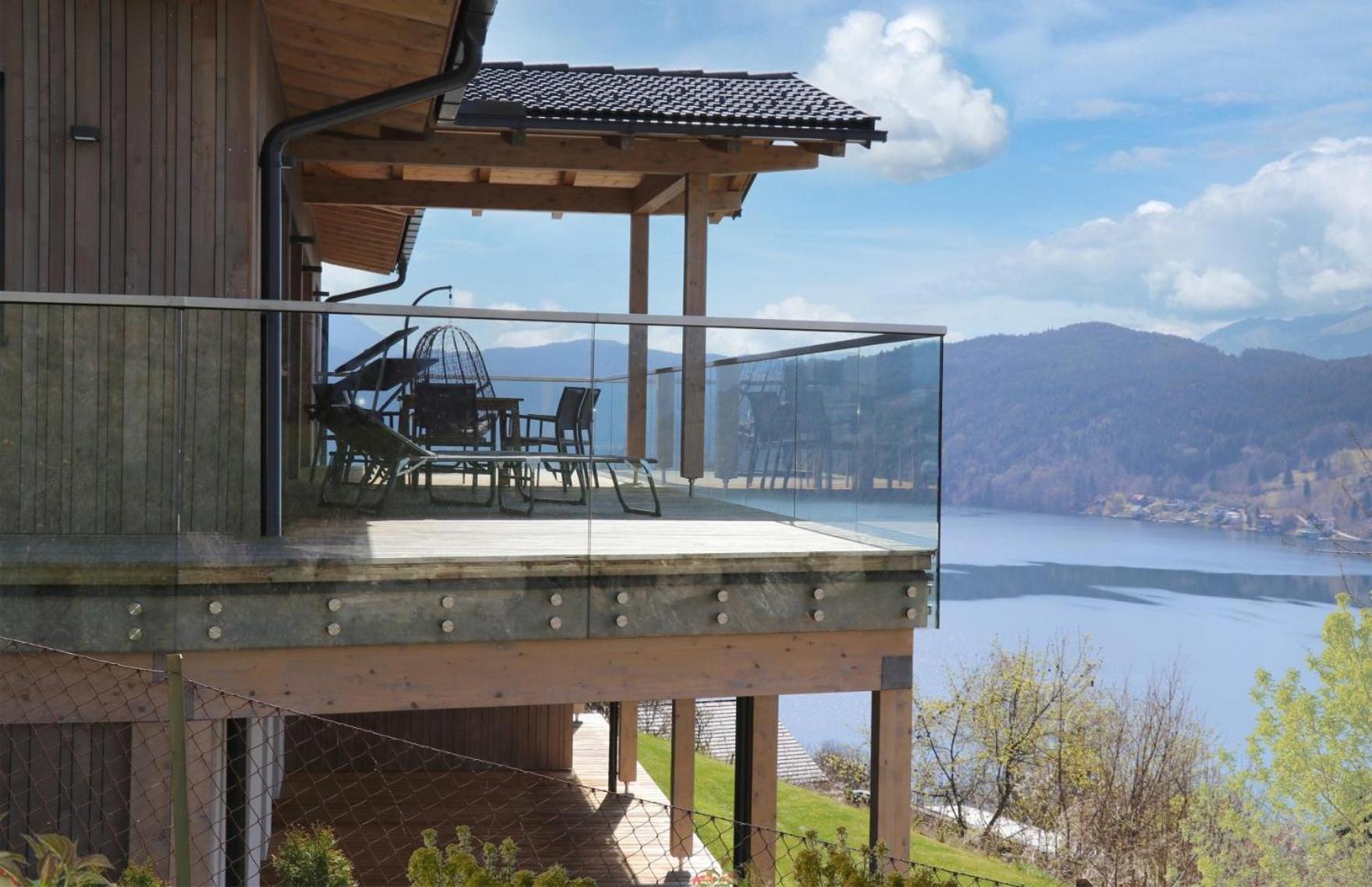 Chalet Seeblick Millstatt Bagian luar foto
