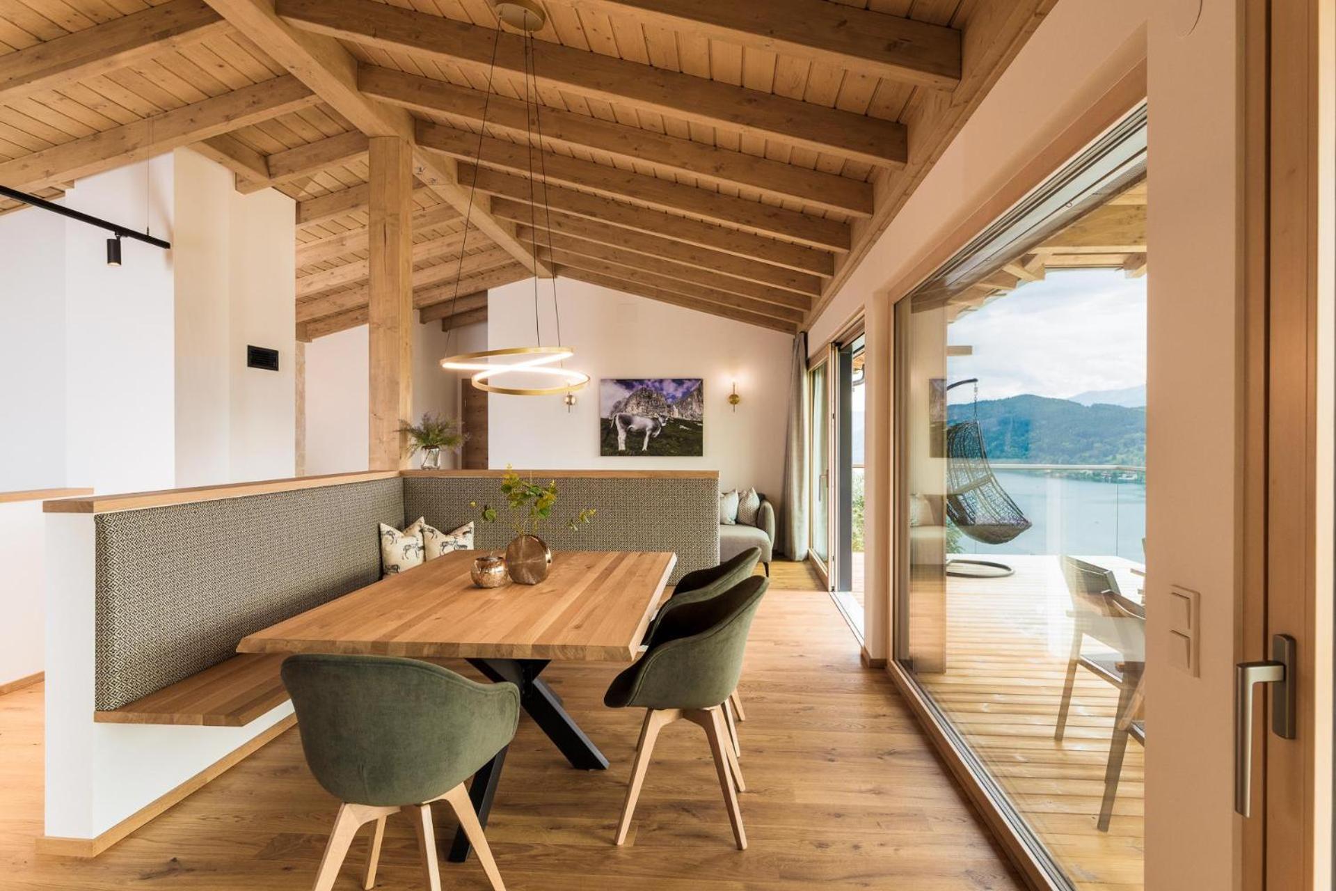 Chalet Seeblick Millstatt Bagian luar foto