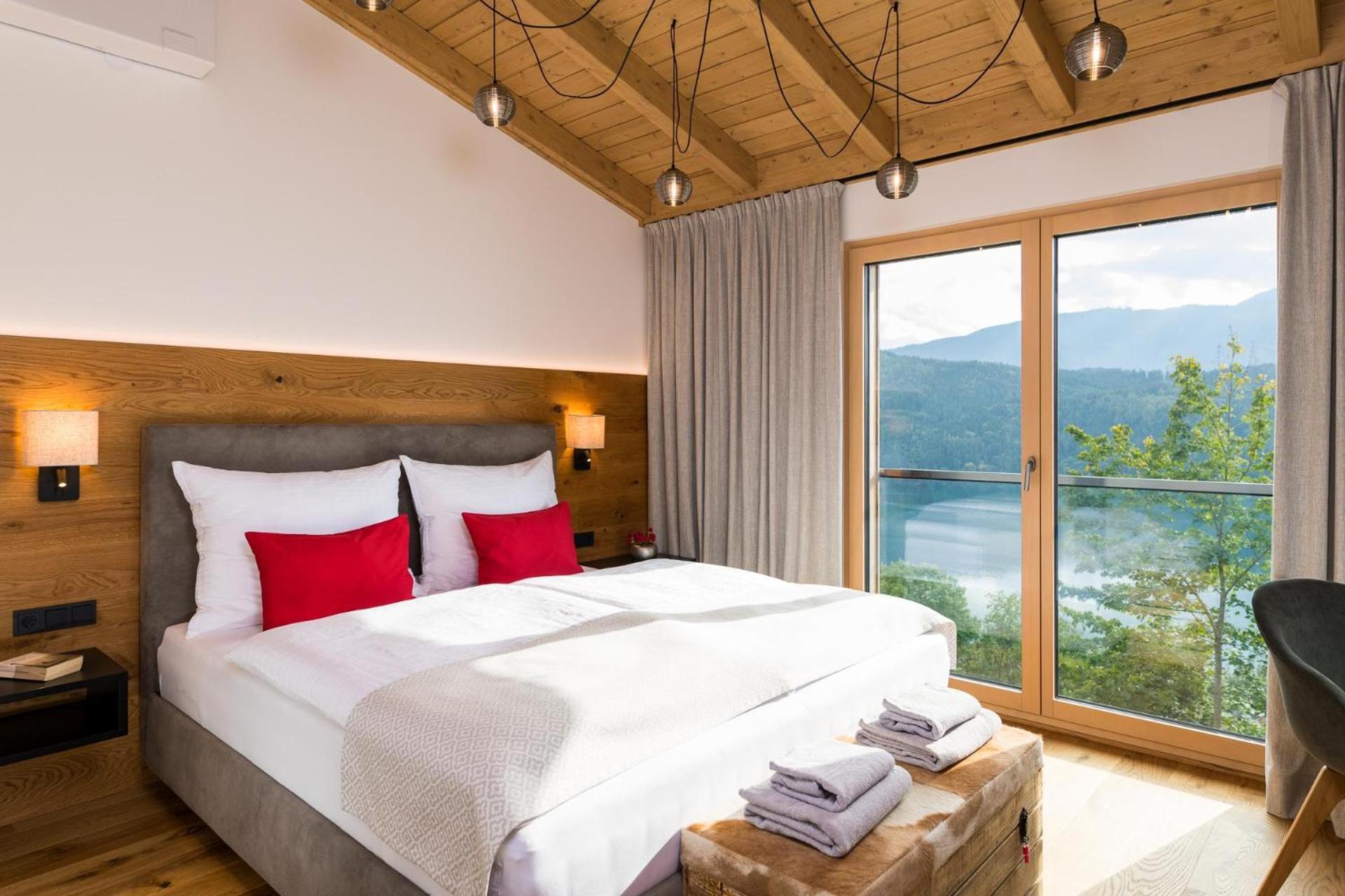 Chalet Seeblick Millstatt Bagian luar foto